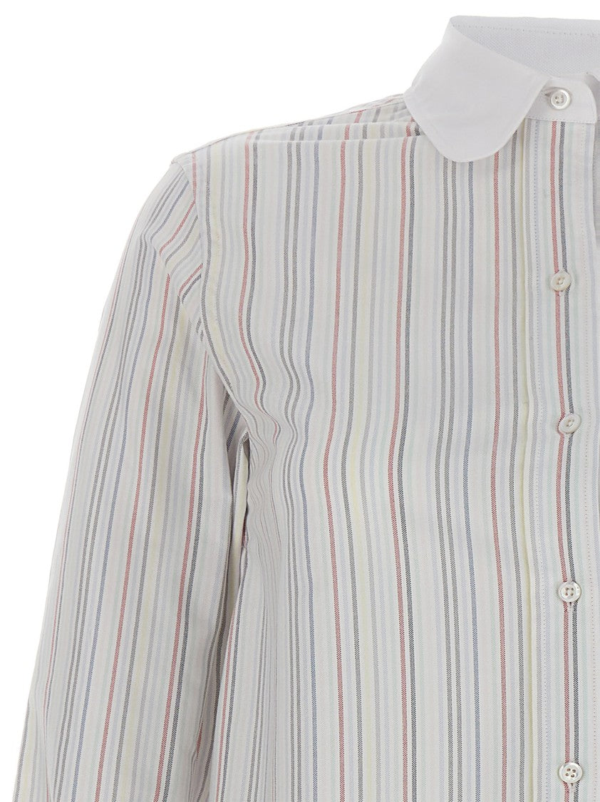 Thom Browne Striped Oxford Cotton Shirt Dress
