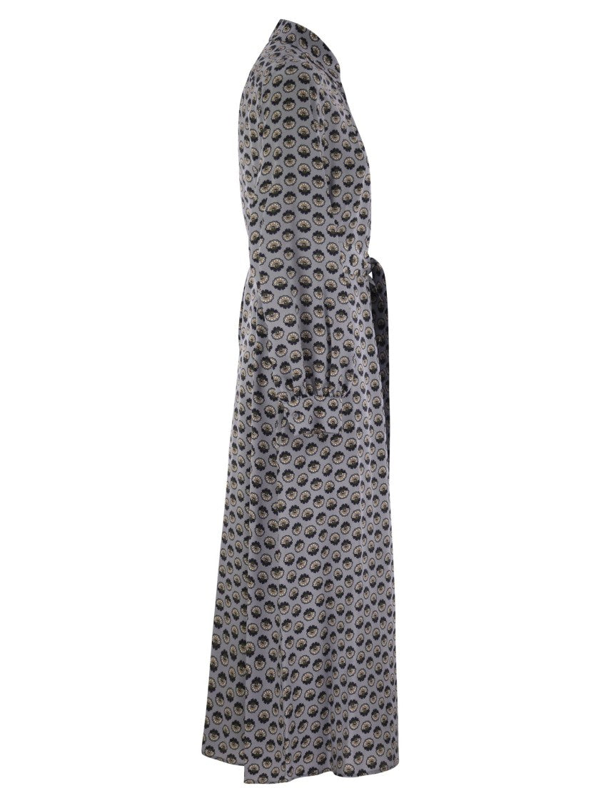 Max Mara Narvel - Printed Silk Shirt Dress