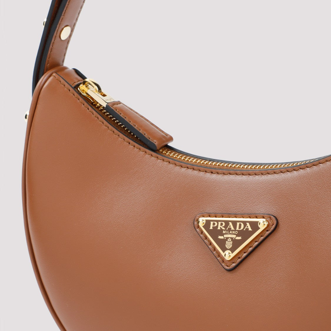 Prada Cognac Calf Leather Handbag
