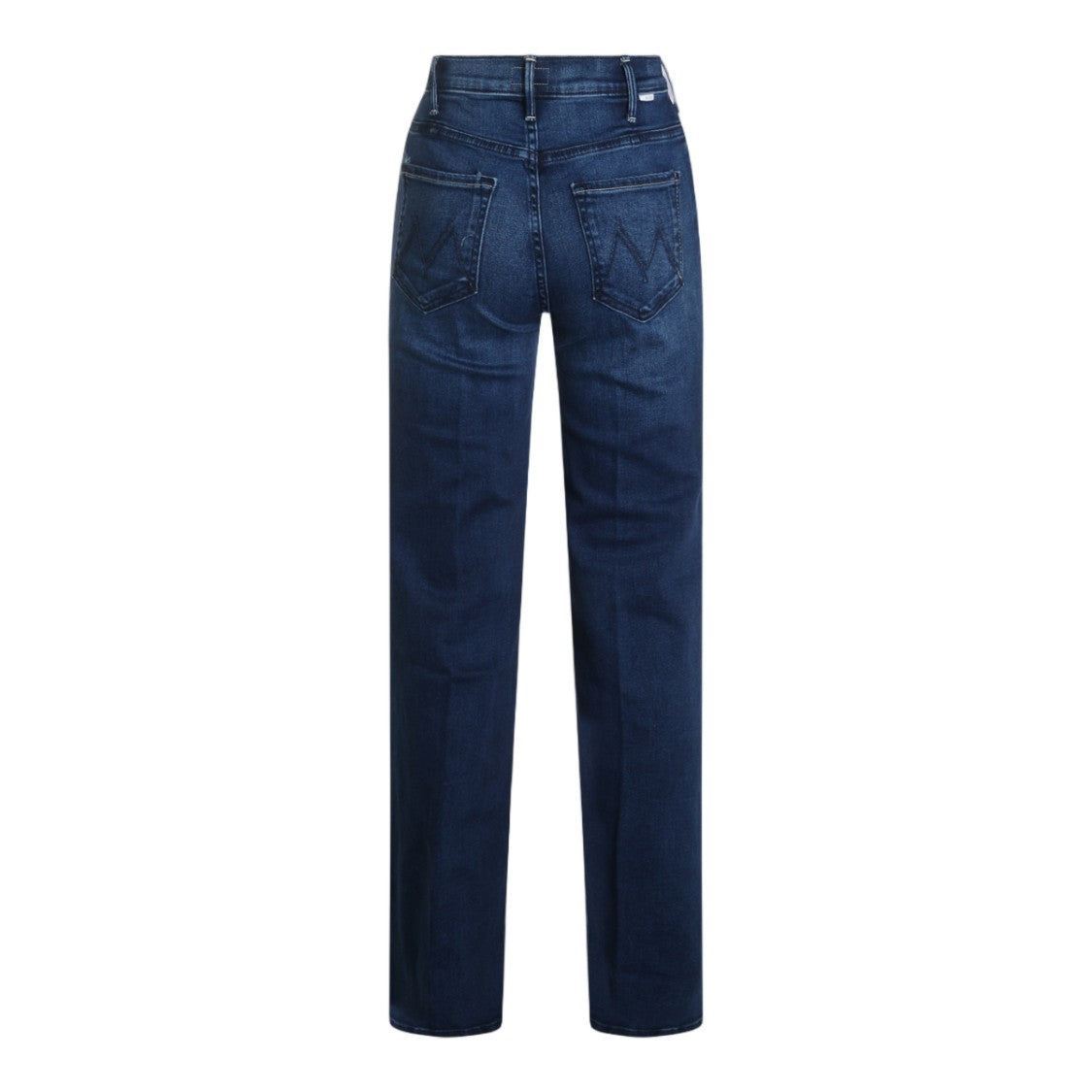 Mother High-Waisted Straight-Leg Jeans With Stitched Detail