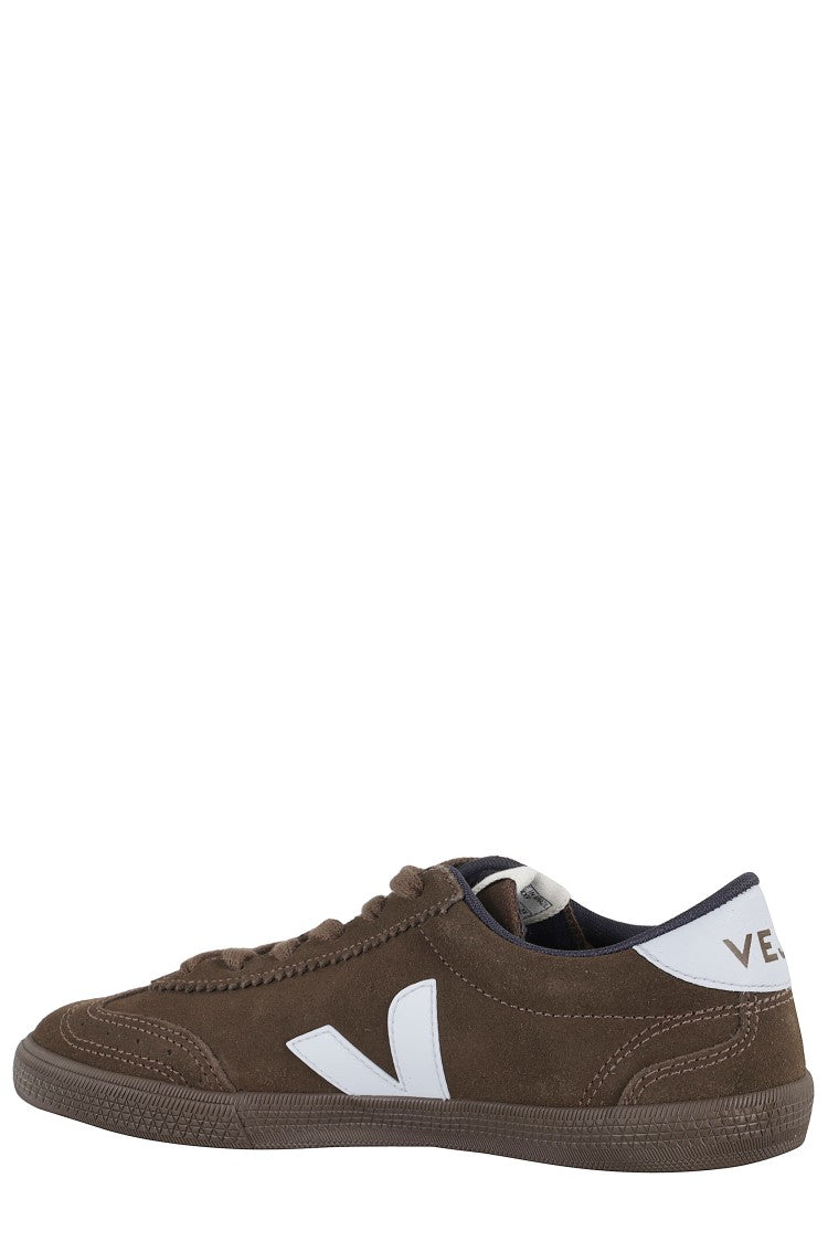 Veja Brown Suede Low-Profile Sneakers