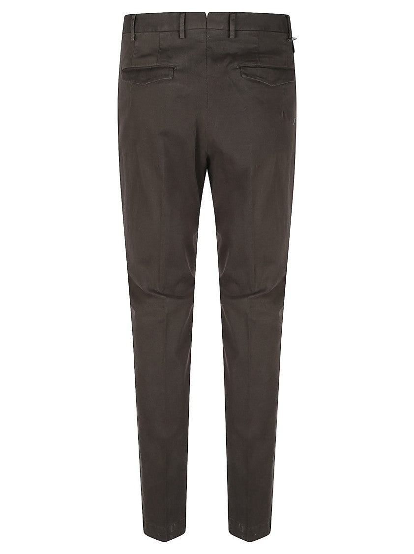 Pt Torino Brown Master Tailored Cotton Pants