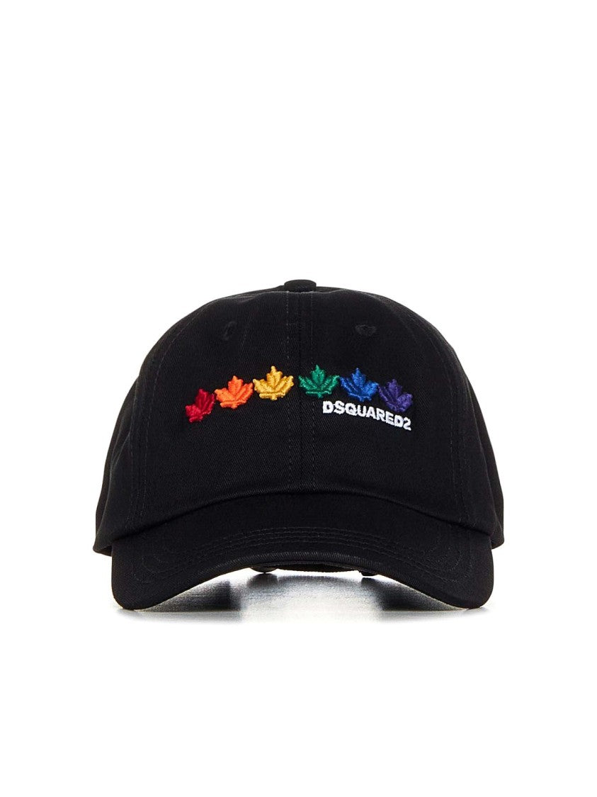 Dsquared2 Rainbow Leaf Logo Baseball Cap