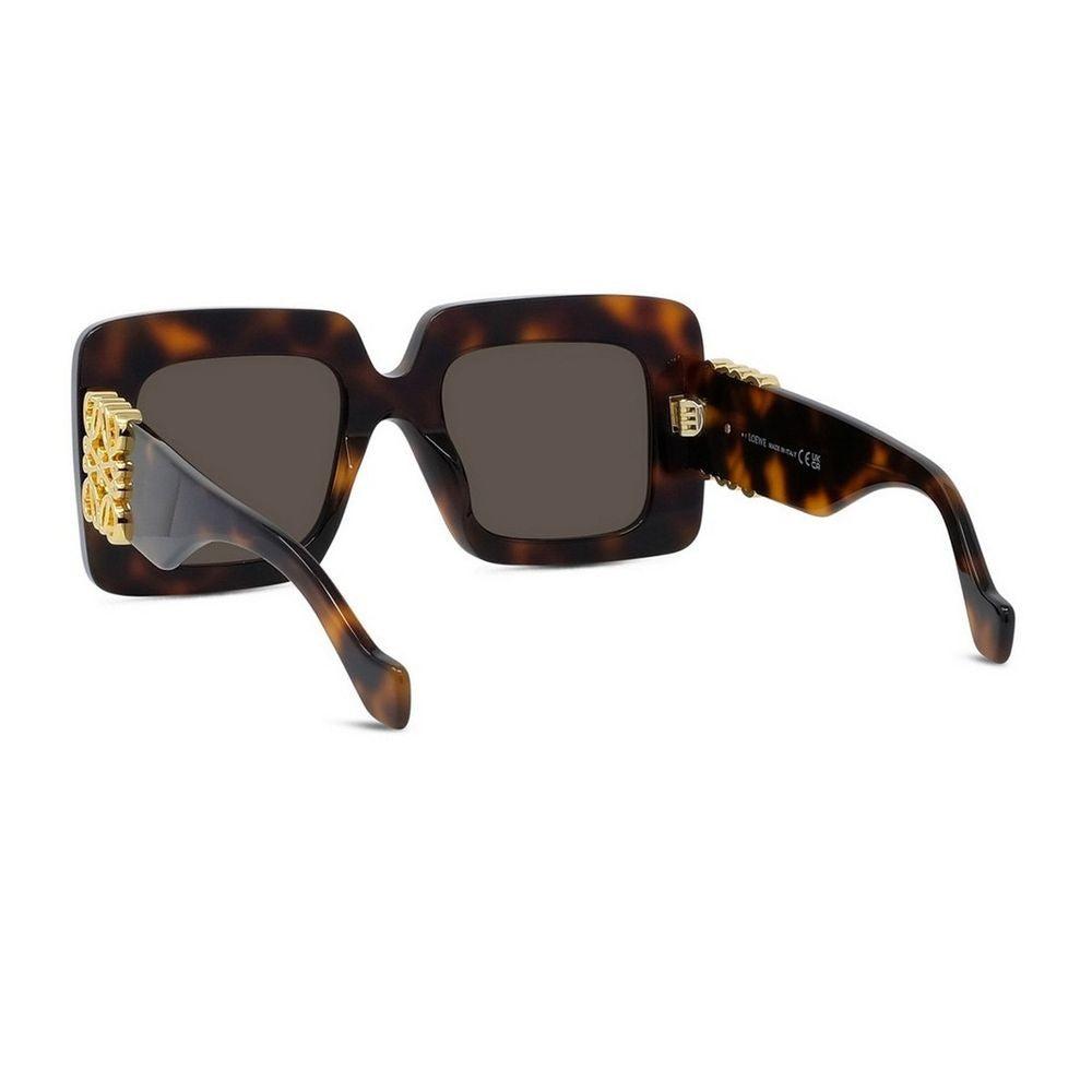 Loewe Anagram Oversized Square Sunglasses With Beveled Edges