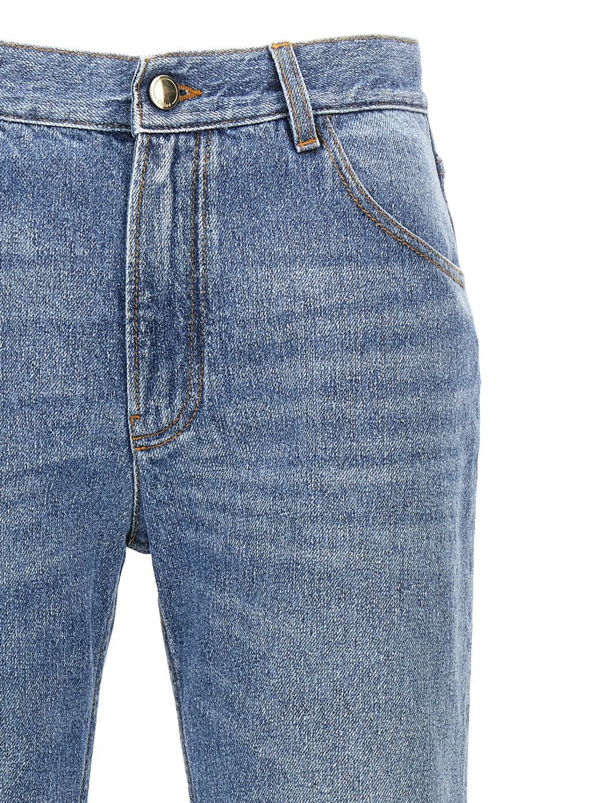 Chloé High Waist Blue Denim Jeans