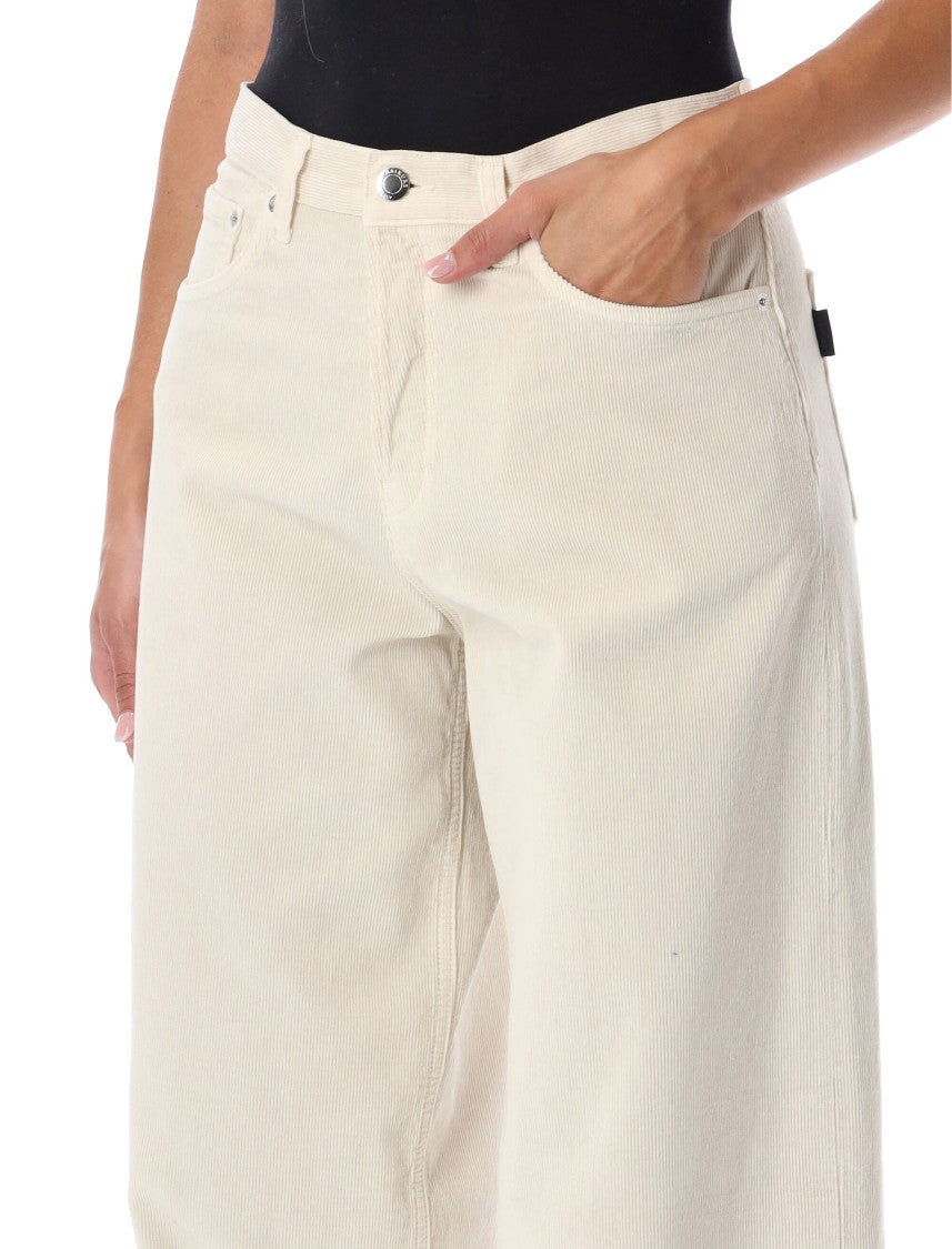 Haikure Bethany Velvet Pier High-Waist Wide-Leg Pants