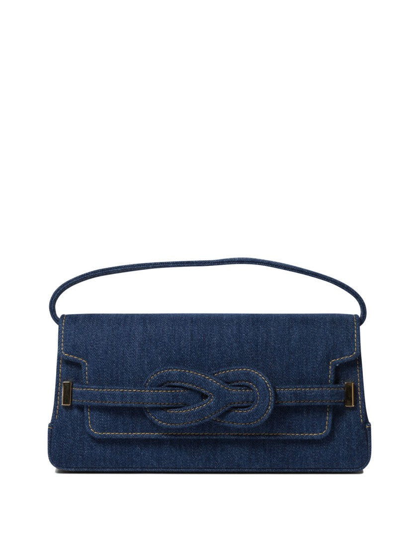 Amato Daniele Structured Denim Shoulder Bag
