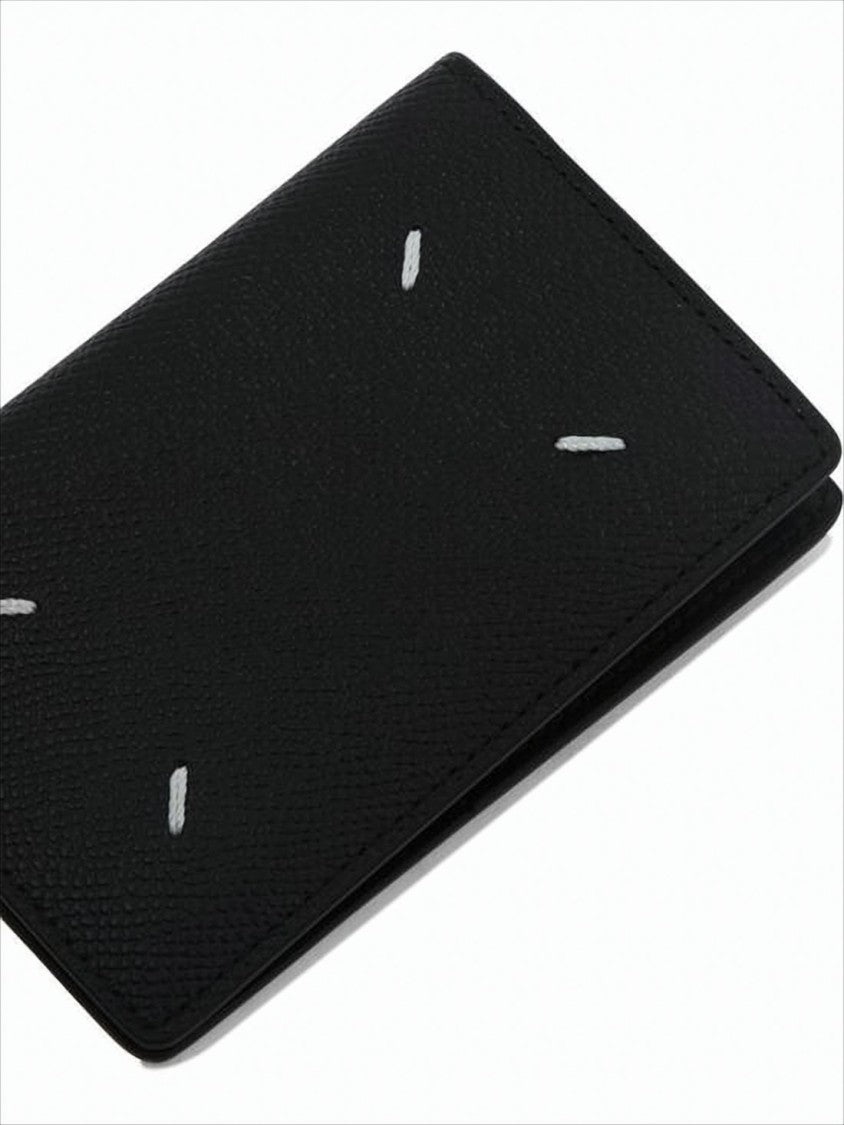 Maison Margiela Textured Calf Leather Bifold Card Wallet