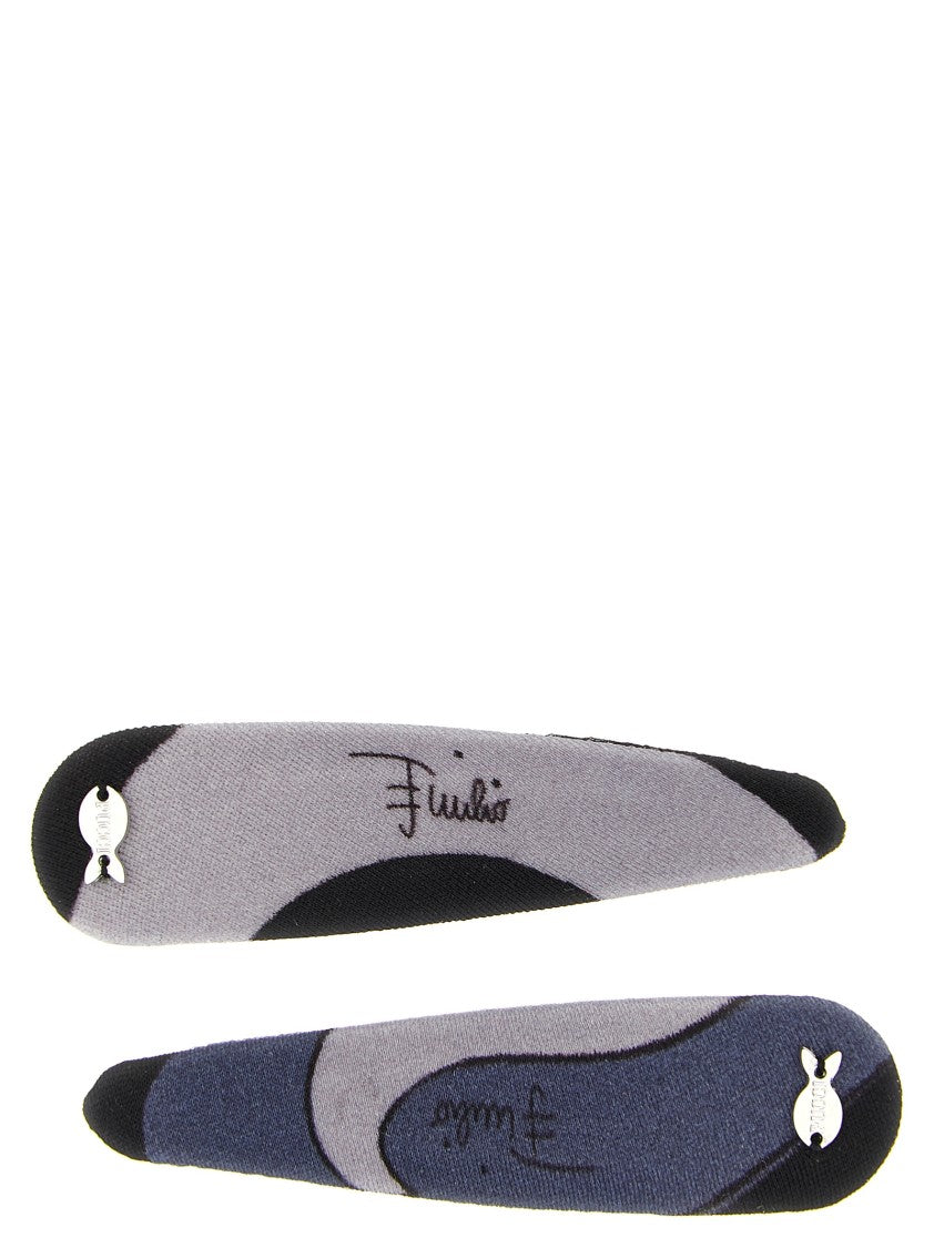 Emilio Pucci Set Of 2 'Marmo' Hair Pins