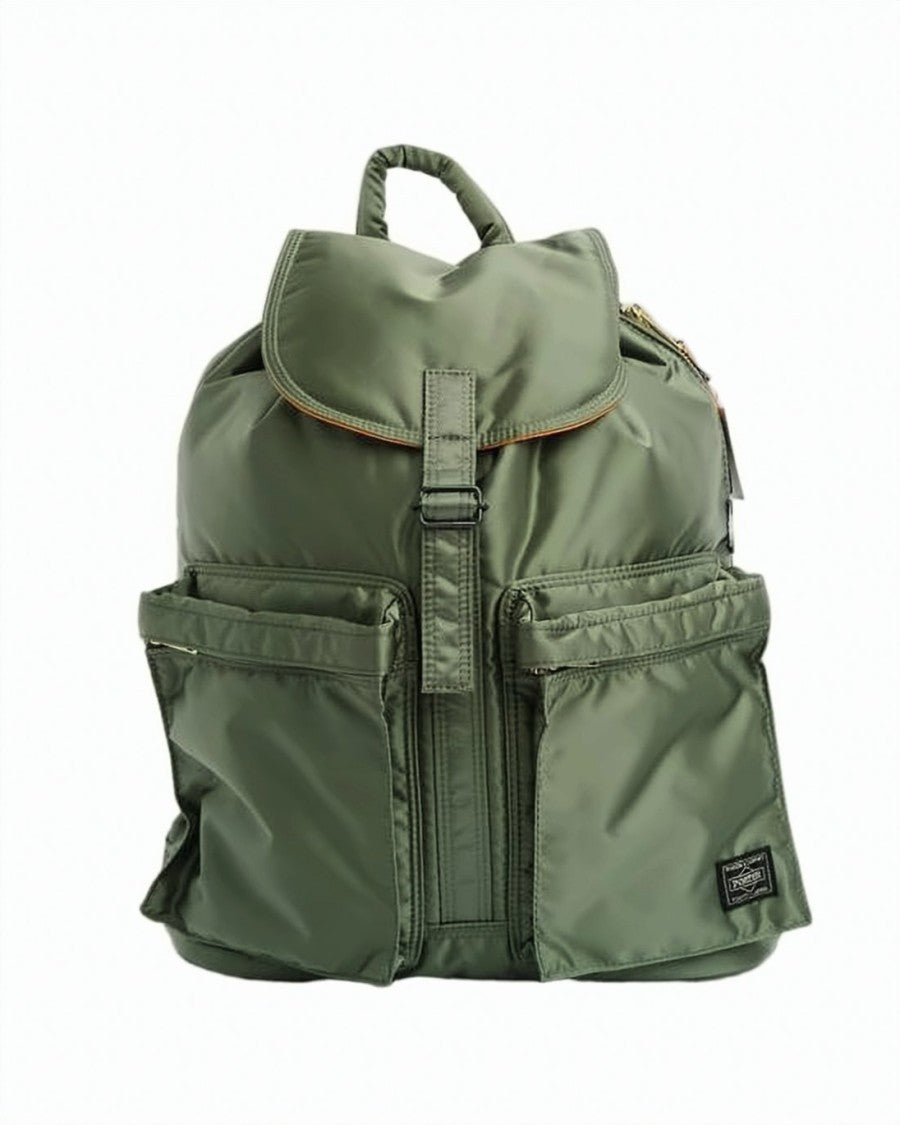 Porter Structured Nylon Backpack With Flap Top