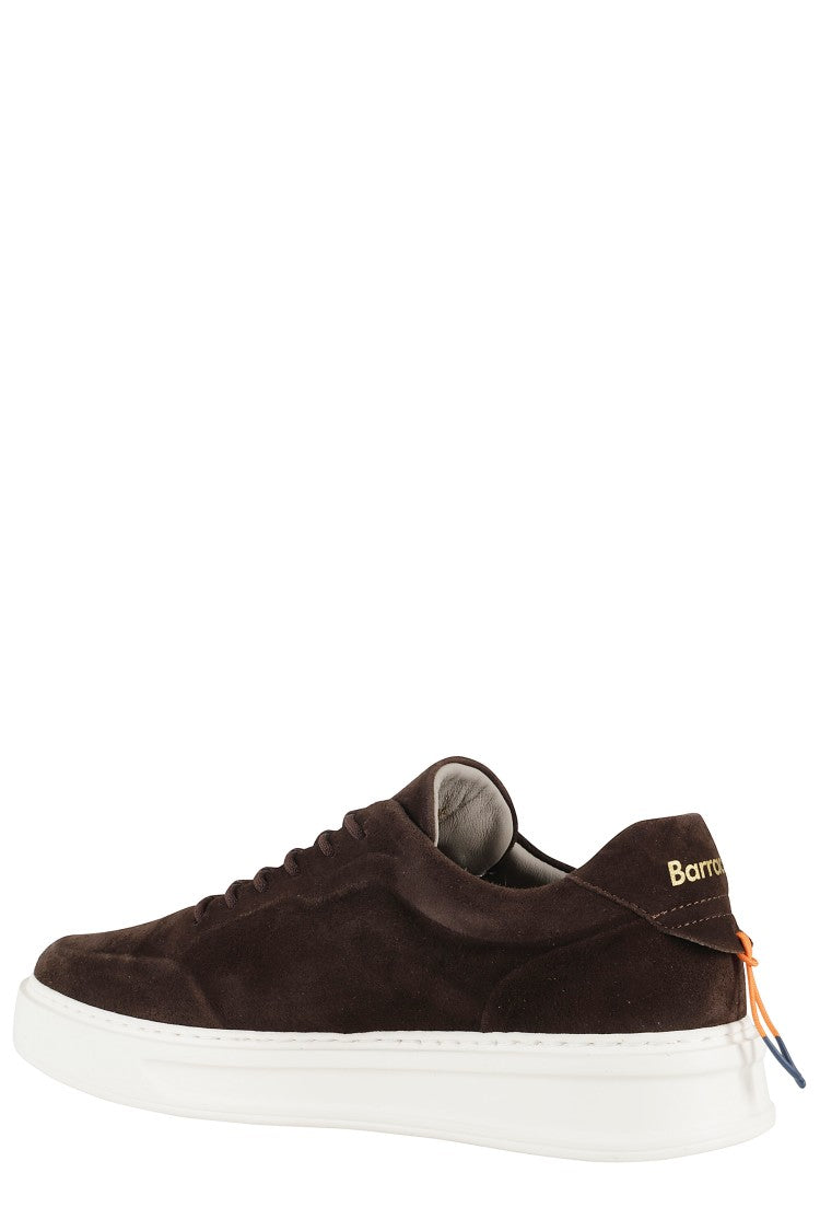 Barracuda Low-Top Brown Suede Sneakers