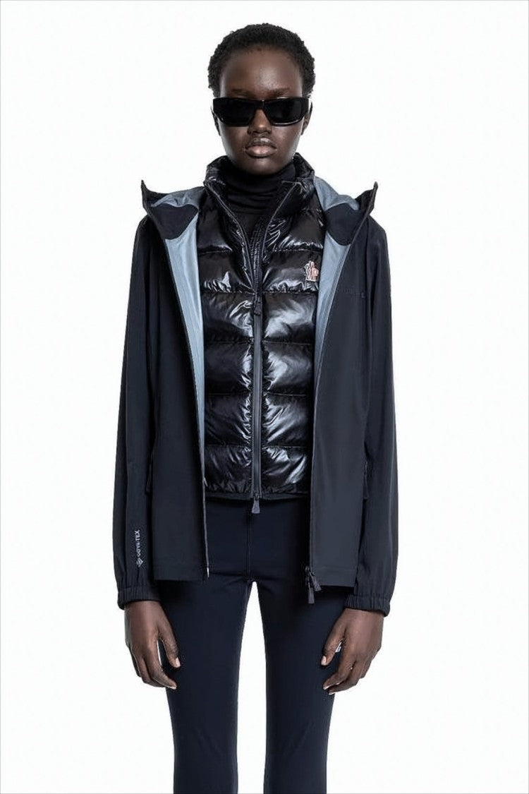 Moncler Black Moncler Jacket With Hood