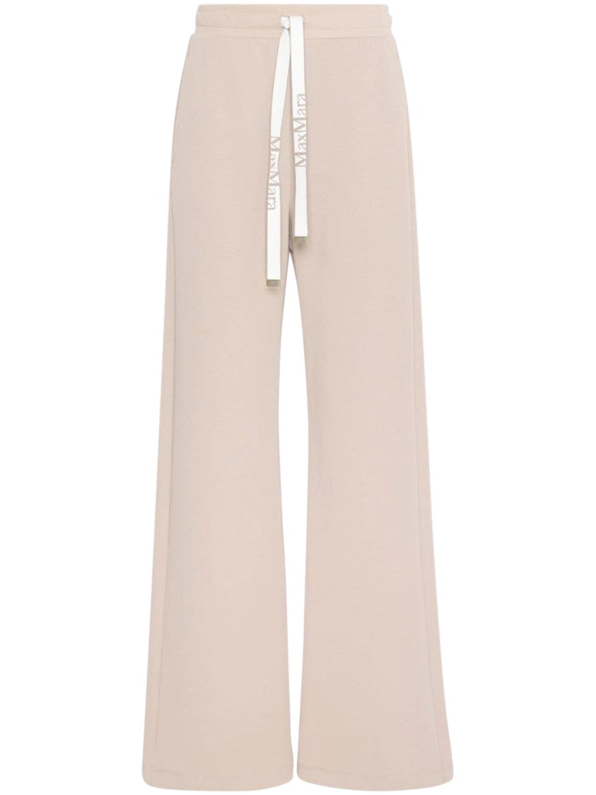 Max Mara Jersey Drawstring Wide-Leg Trousers