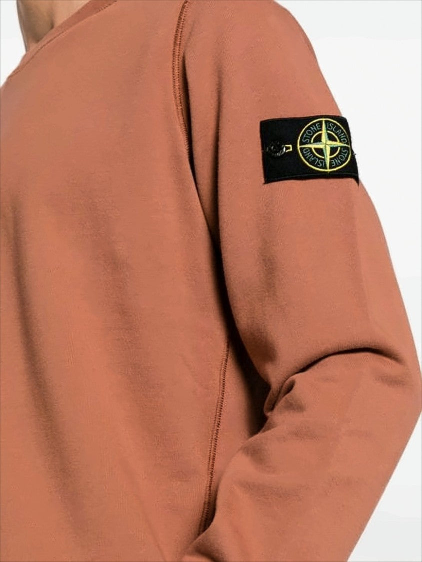 Stone Island Long-Sleeve Sweatshirt With Compass Logo Patch