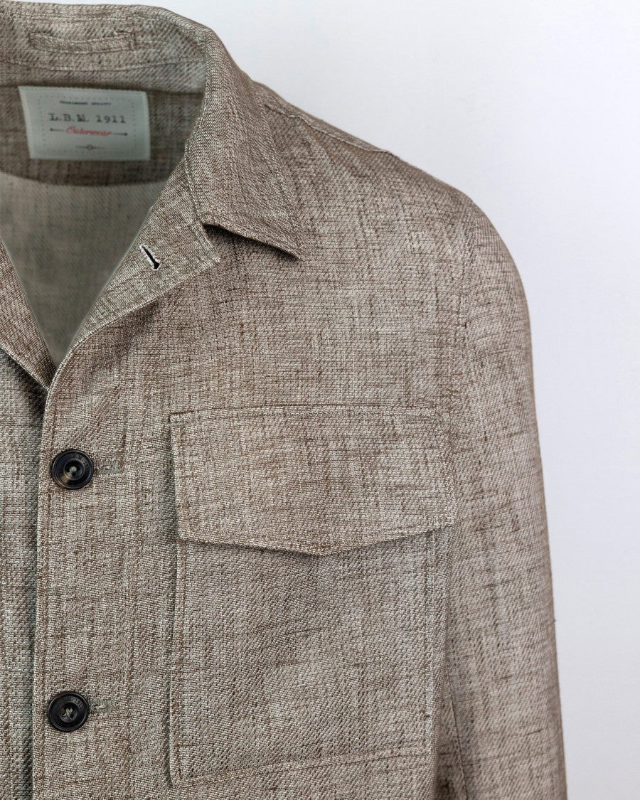 L.B.M. 1911 Beige Untreated Overshirt