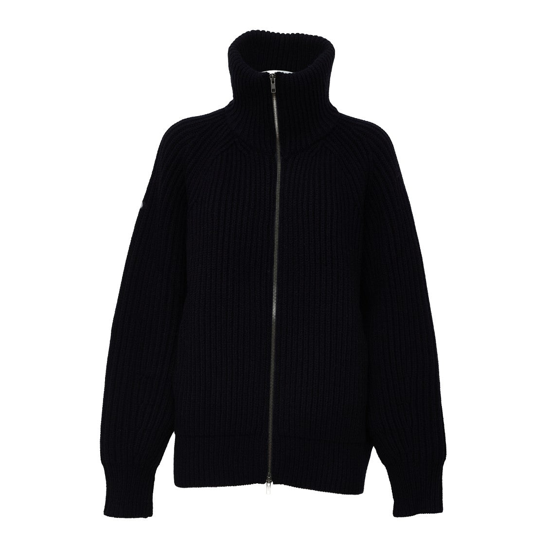 Soeur Jasper Black Oversized High Collar Sweater
