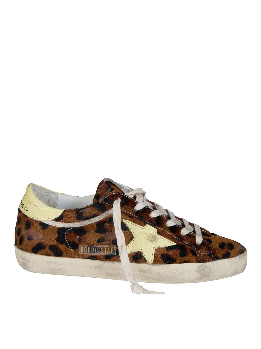 Golden Goose Super-Star Horsy Upper Toe Tongue Nappa Star Sneakers