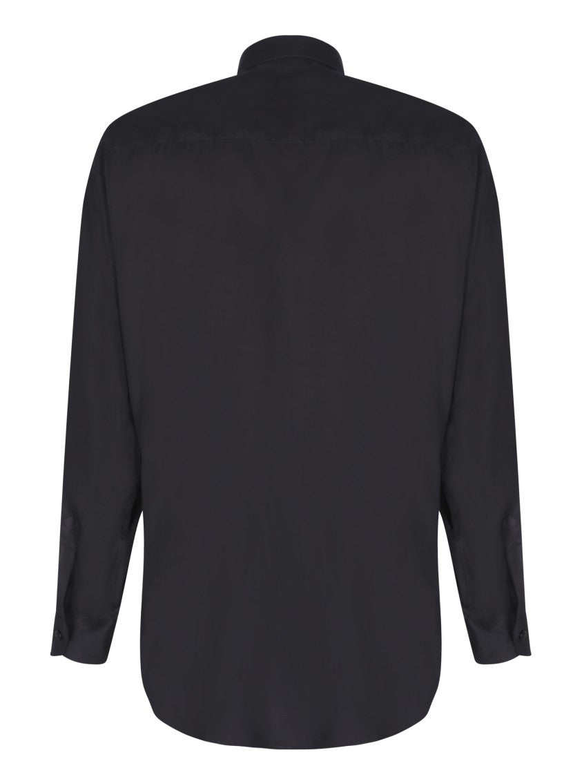 Costumein Soft Lyocell Black Shirt