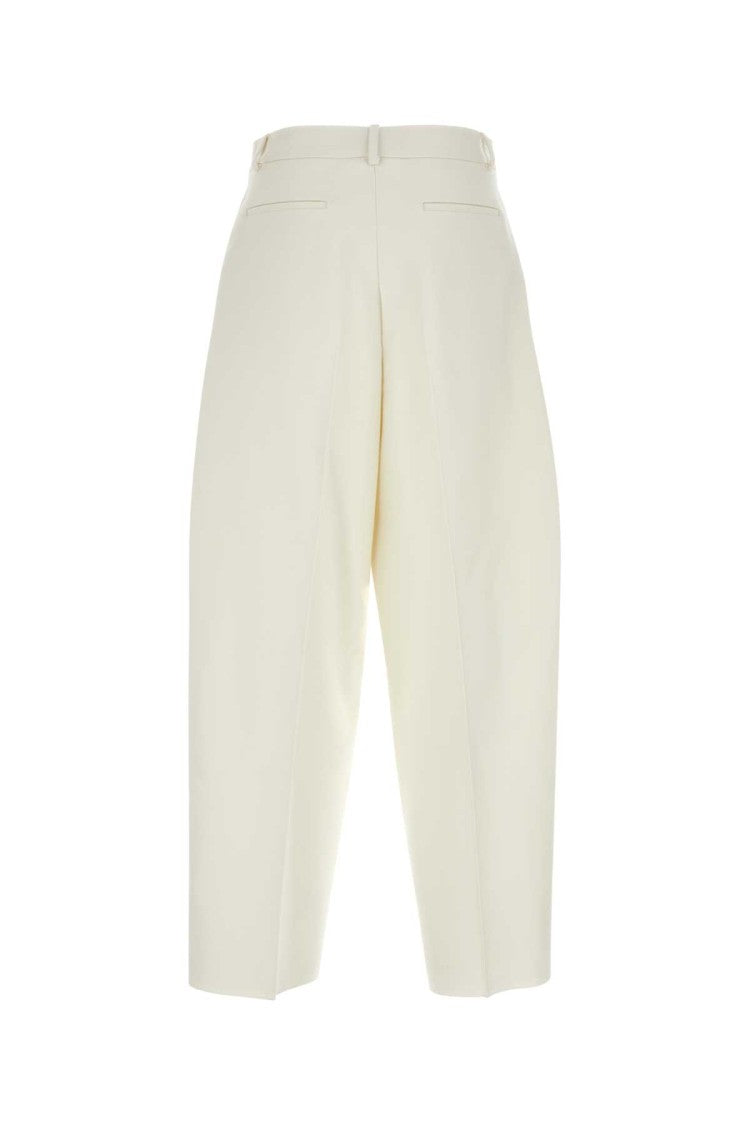 Valentino Garavani Ivory Wool Blend Pant