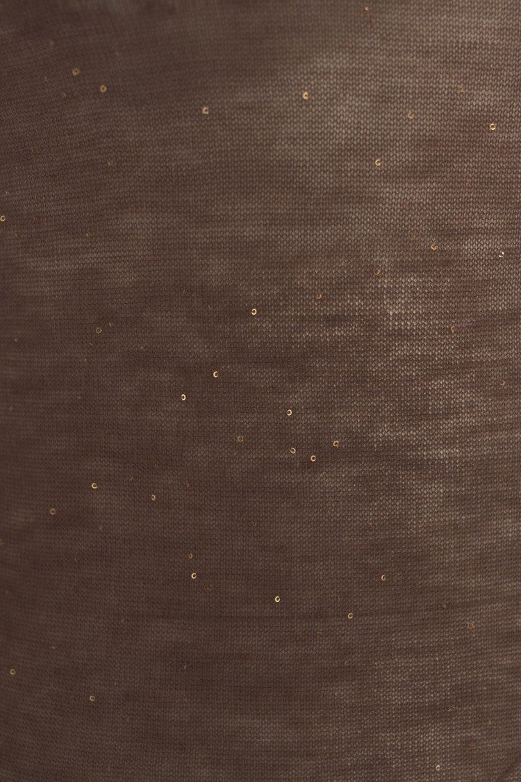 Pinko High-Neck Slender-Fit Top With Semi-Transparent Knit