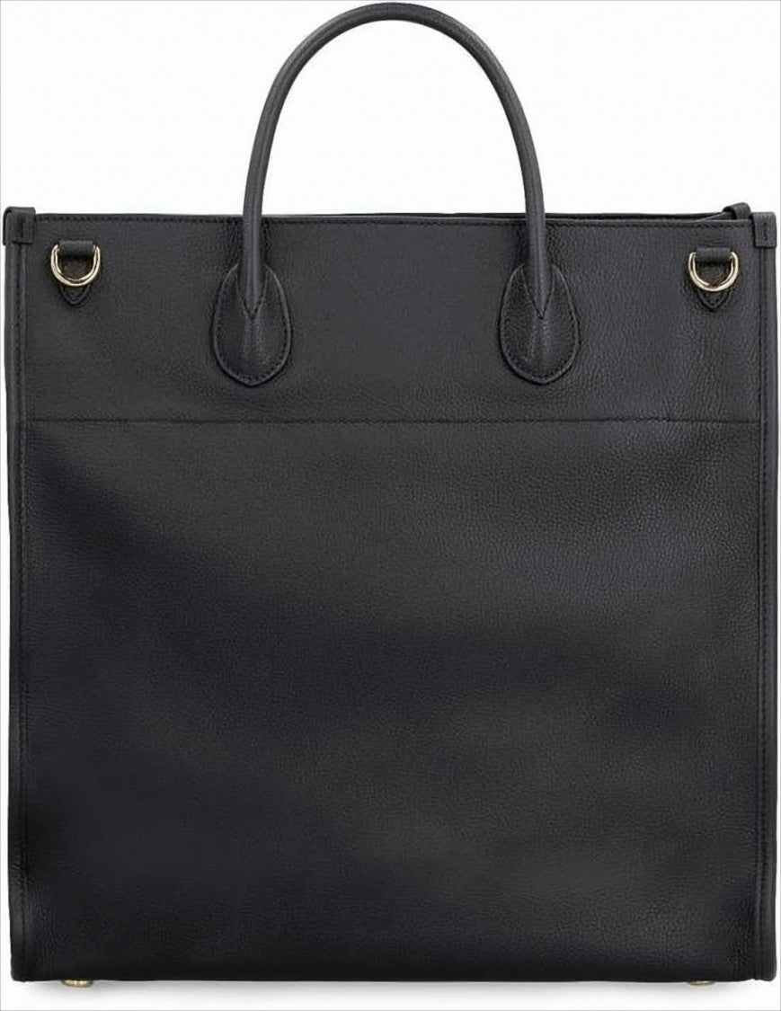 Gucci Textured Leather Tote Bag