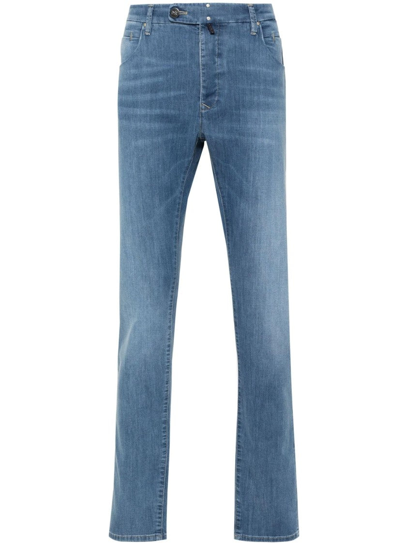 Incotex Light Blue Special Straight-Leg Jeans
