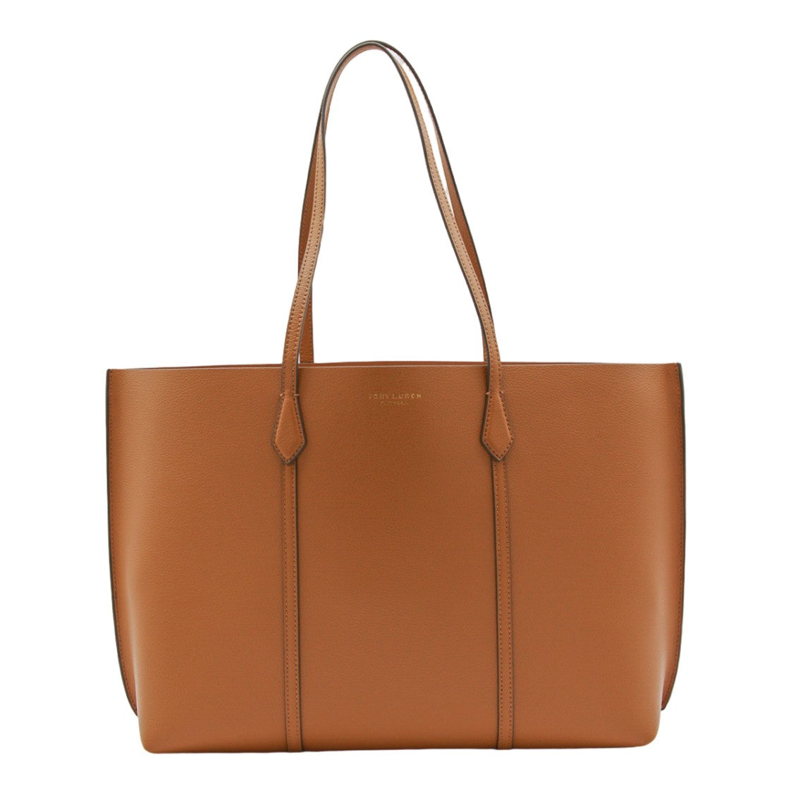 Tory Burch Spacious Brown Tote Bag With Structured Silhouette