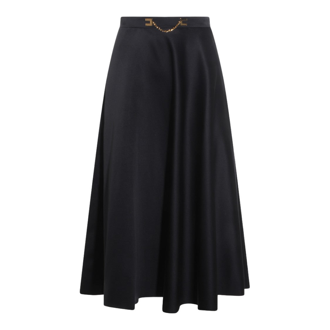 Elisabetta Franchi Refined Black Skirt With Elegant Silhouette