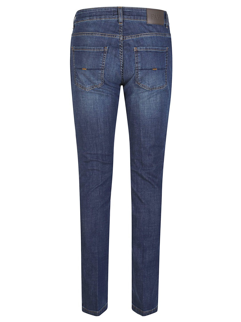 Fay Standard Cotton-Blend Jeans