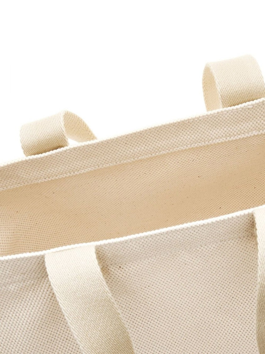 Il Bisonte Natural Cotton Canvas Tote Bag