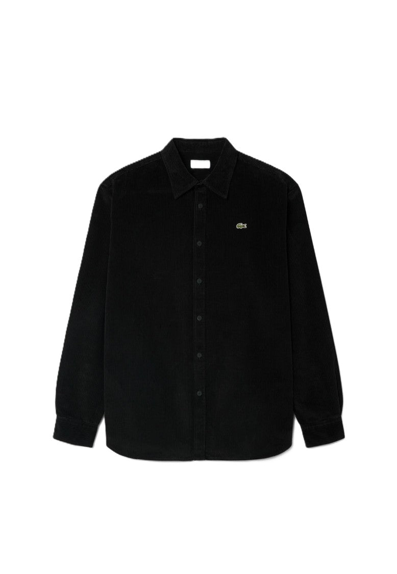 Lacoste 37/50 Black Corduroy Shirt