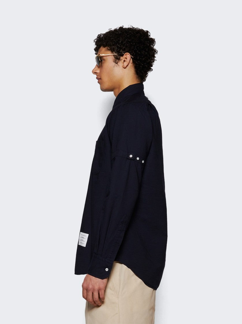 Thom Browne Oxford Armband Shirt Navy