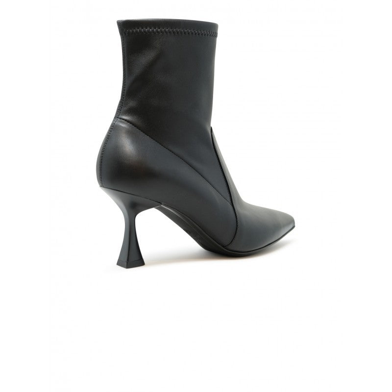 Sergio Levantesi Janet 56 Black Leather Ankle Boots