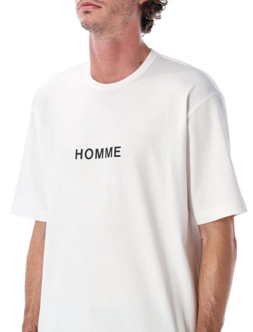 Comme Des Garçons Cotton Logo Short Sleeve T-Shirt