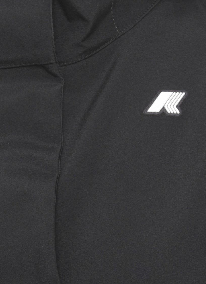 K-Way Black Madalina Hooded Jersey Jacket