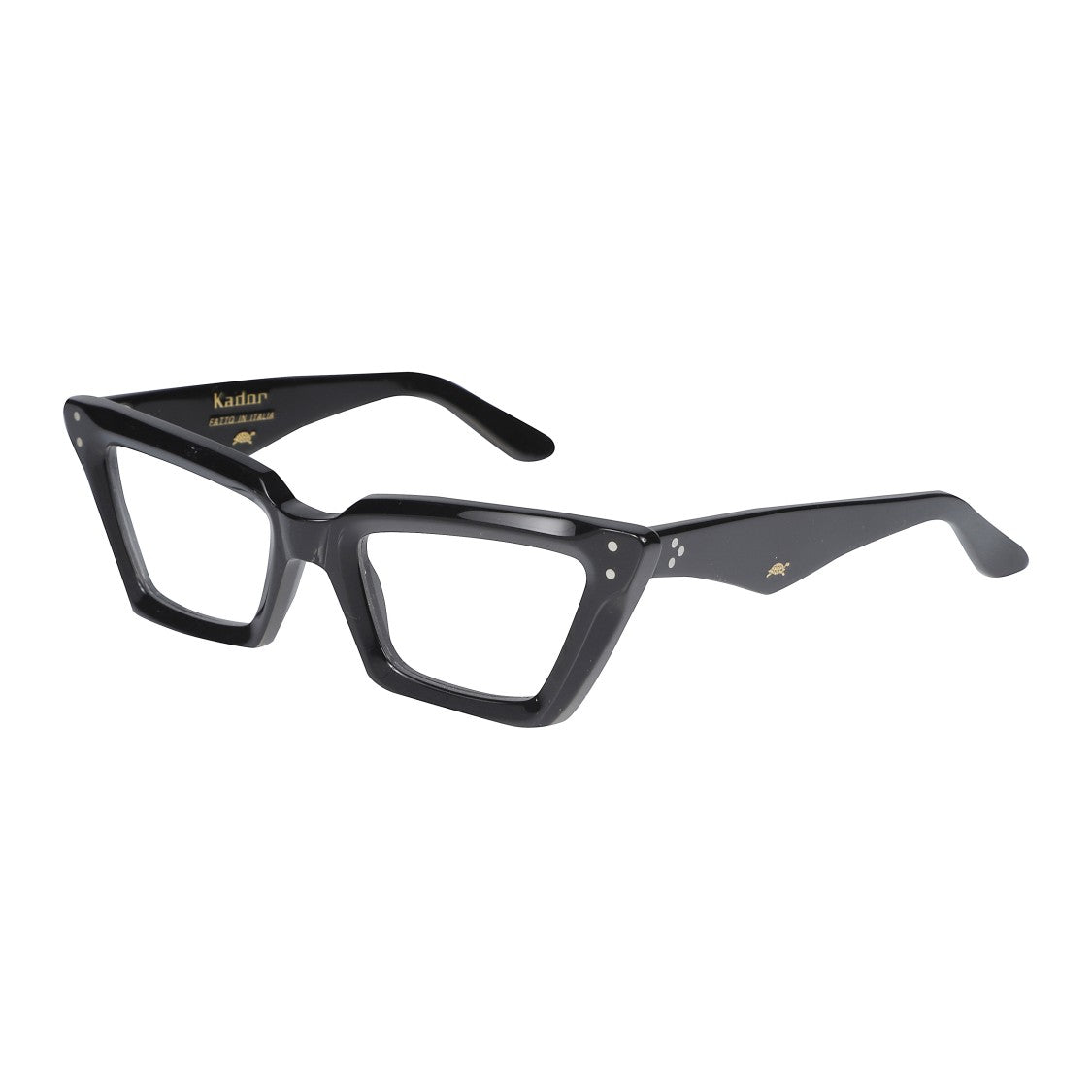 Kador Alexandra Angular Cat-Eye Eyeglasses With Glossy Finish
