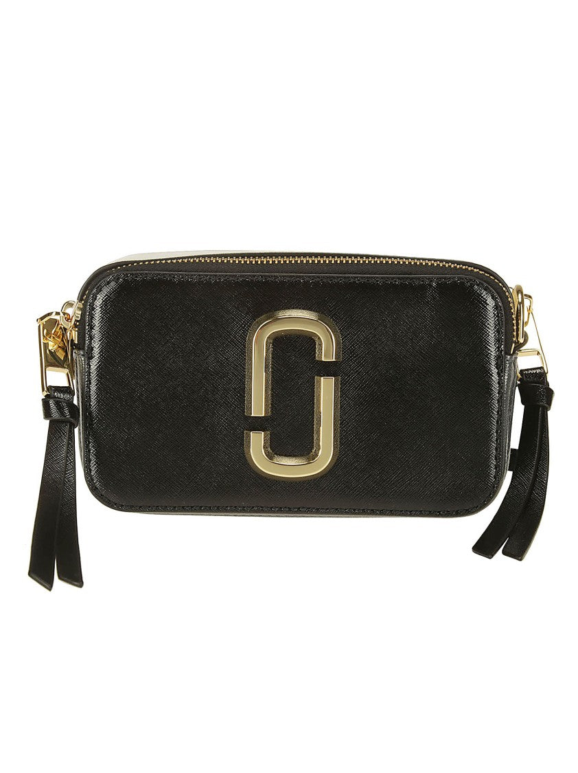 Marc Jacobs Leather Shoulder Bag With Gold-Colored Details