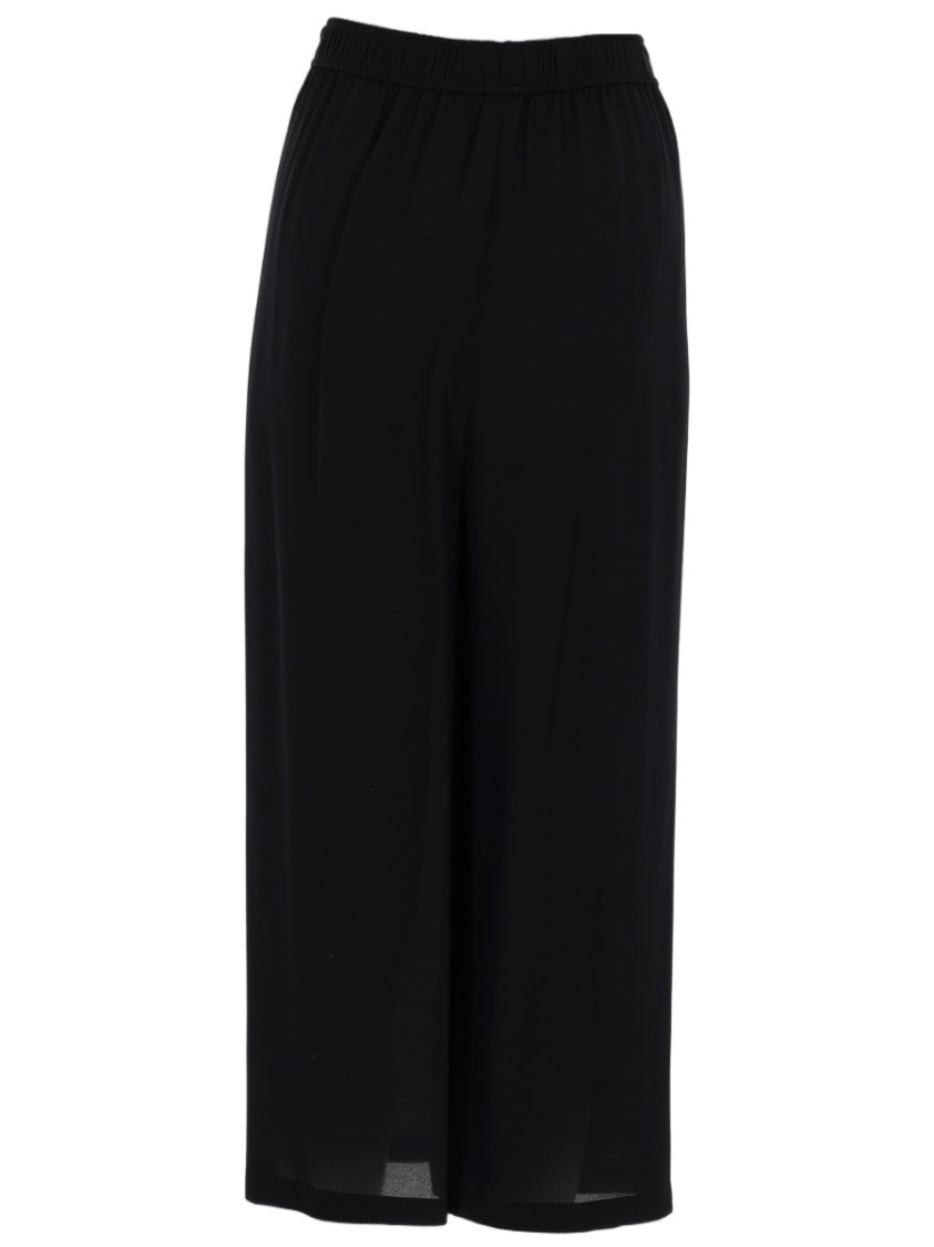 Vince Wide-Leg Culottes With Pleated Detailing And Button Closure