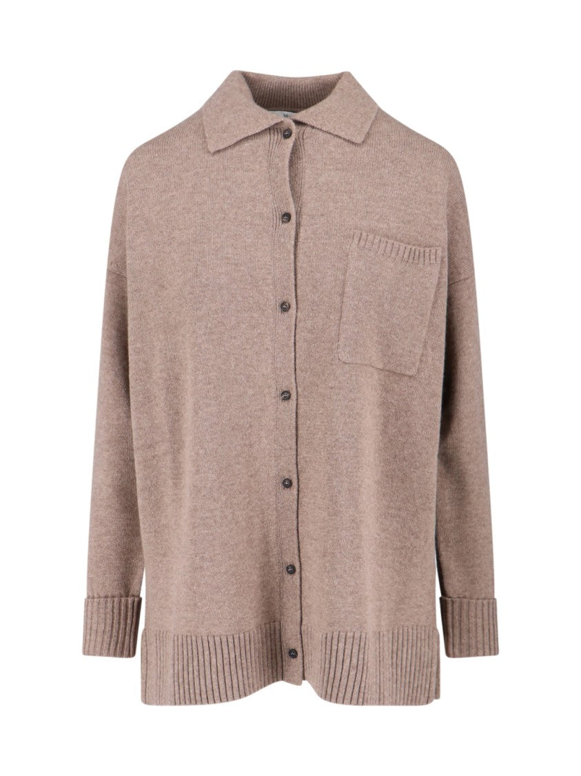 Max Mara Cashmere Cardigan With Classic Collar