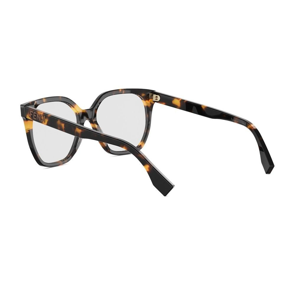 Fendi Fe50087i Lettering Havana Glasses