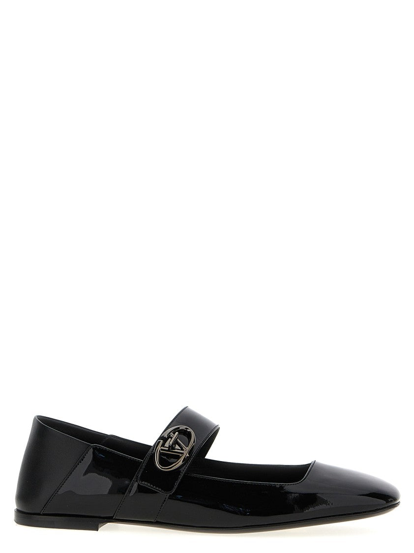 Valentino Garavani 'Vlogo Locker' Ballet Flats