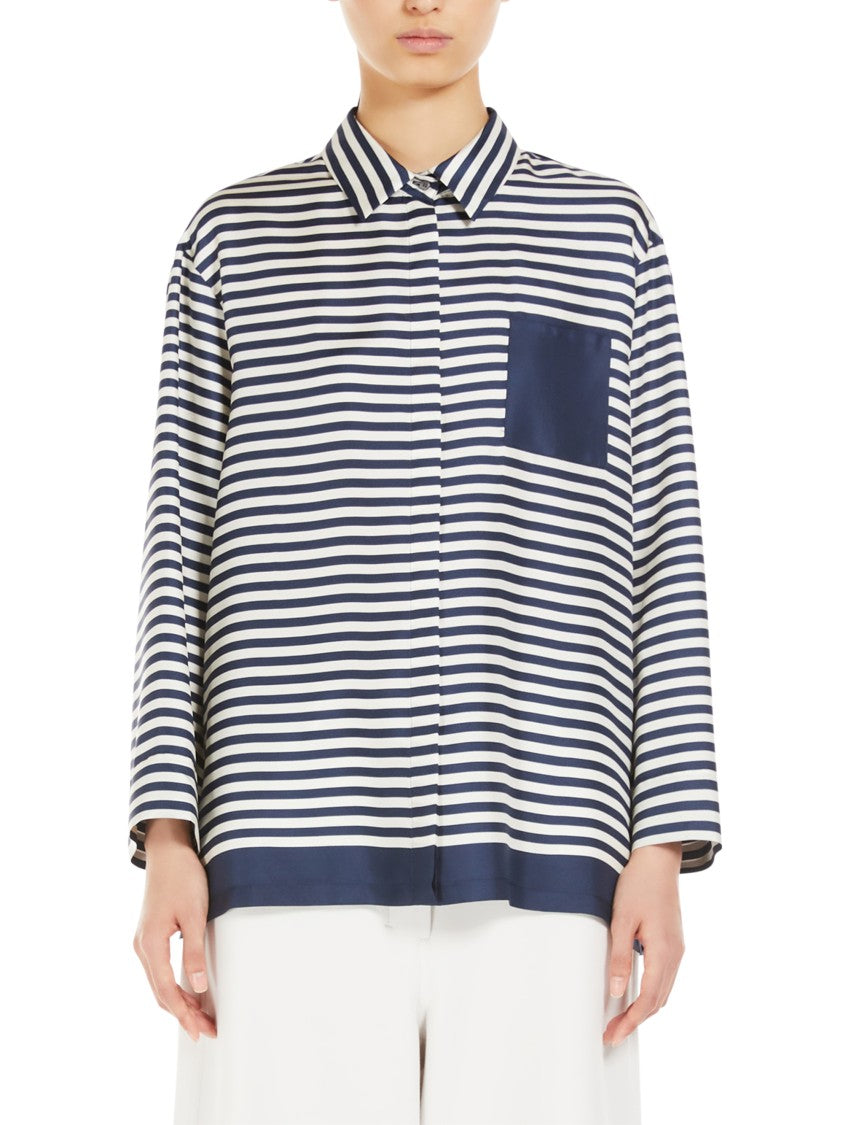 Max Mara Relaxed Fit Striped Shirt