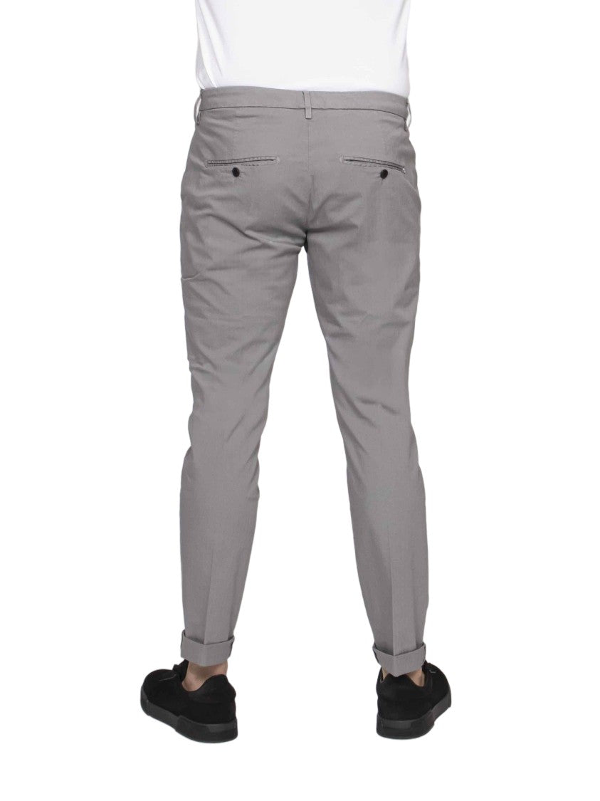 Dondup Gaubert Grey Slim Fit Tailored Pants