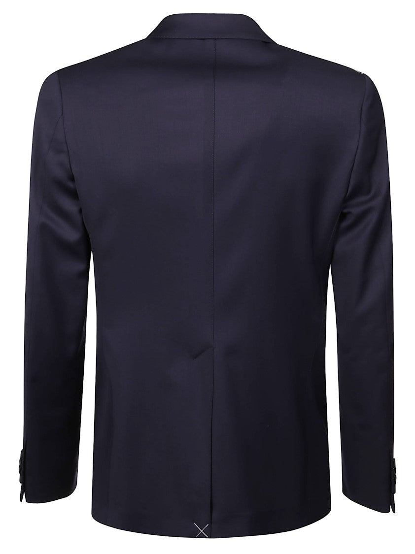 Tonello Navy Washable Virgin Wool Blazer