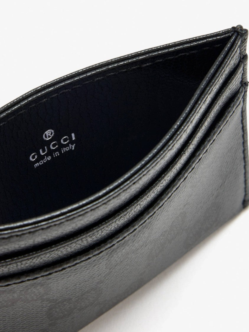 Gucci Black Credit Case Textured Cardholder