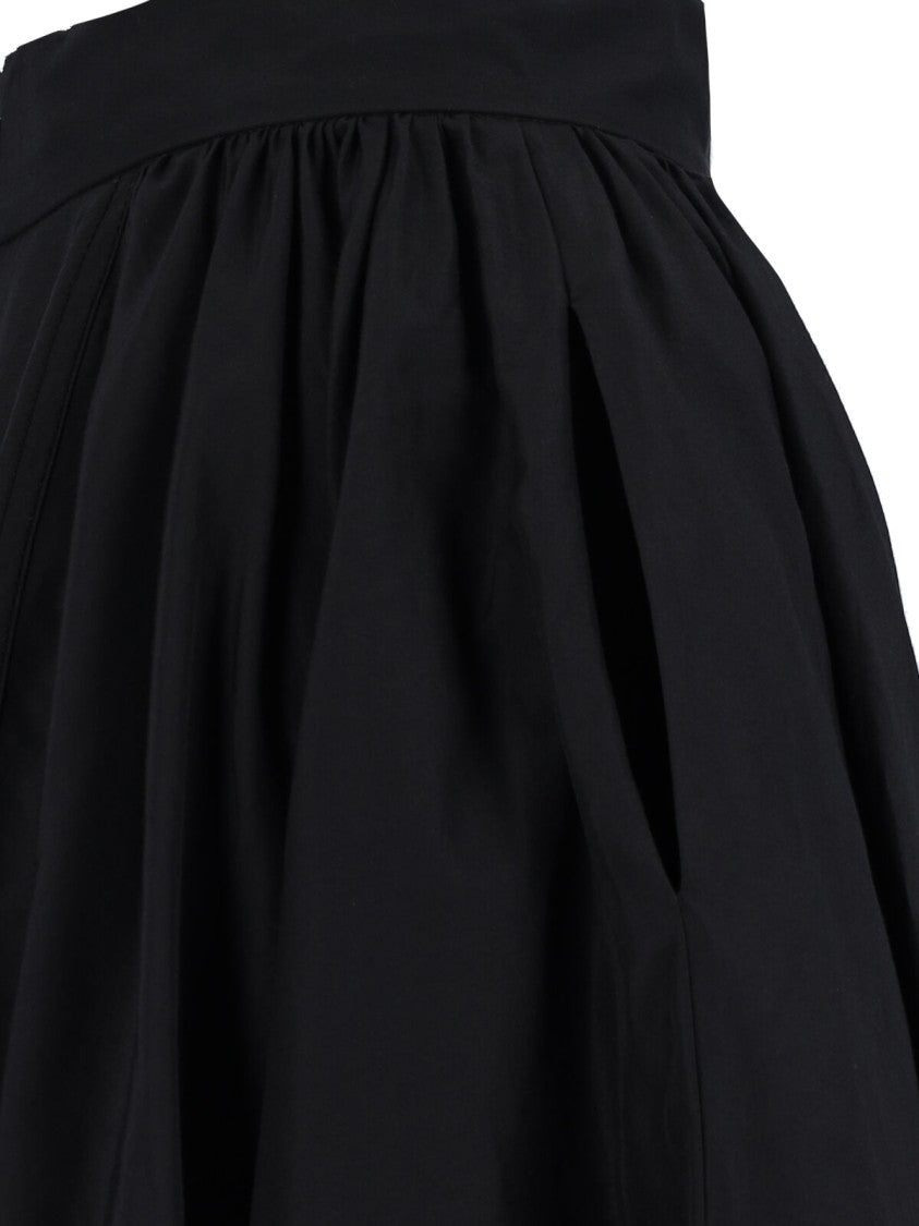The Andamane Winona' Flared Maxi Skirt – Black
