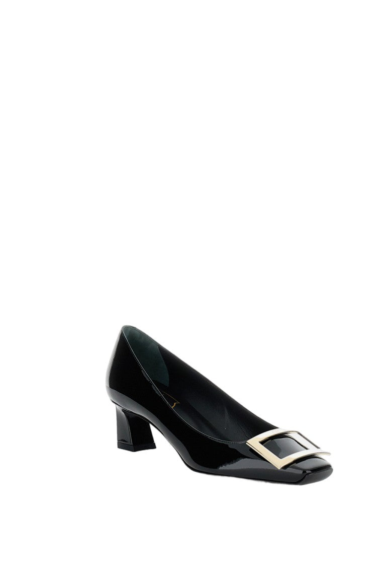 Roger Vivier Glossy Black Patent Pumps