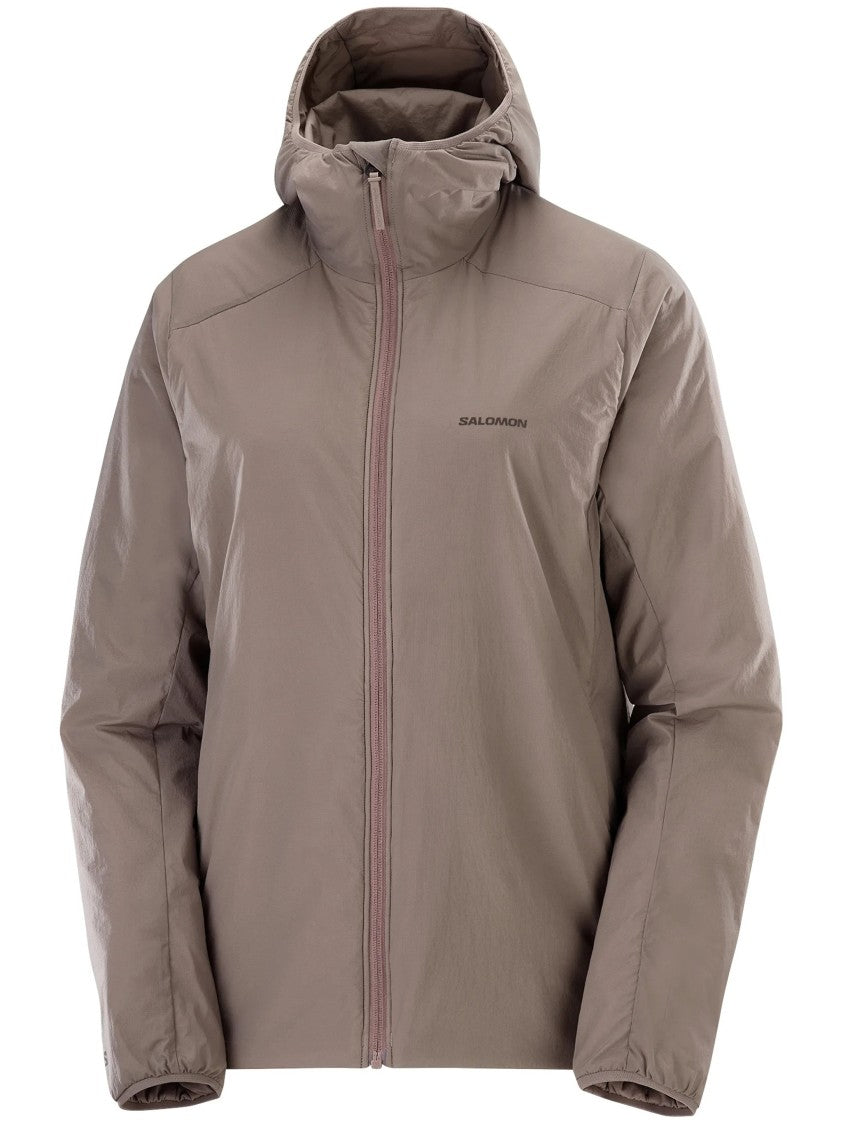 Salomon Taupe Mountain Flex Minimalist Trekking Jacket