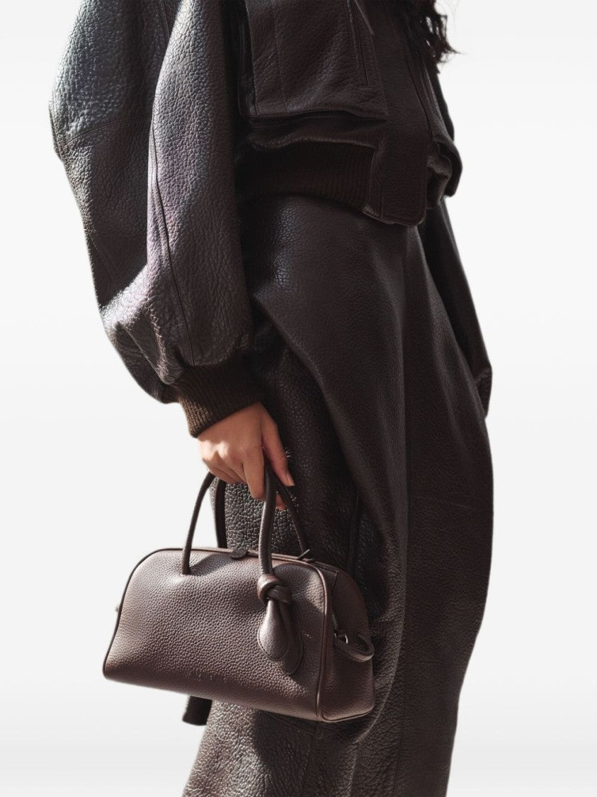 Jacquemus Brown Elongated Knot Handle Bag