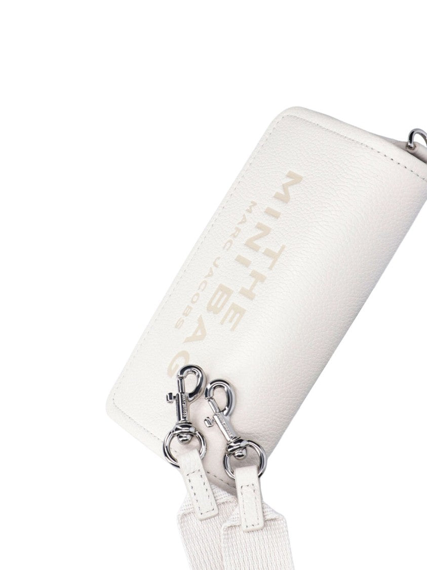 Marc Jacobs White The Leather Textured Mini Bag